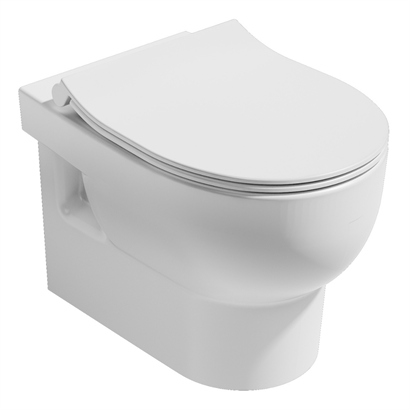 İsvea Absolute Rimless Beyaz Asma Klozet Seti ( Klozet Kapağı Dahildir )