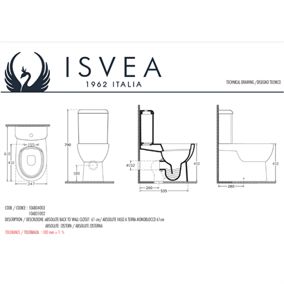 İsvea Absolute Rimless Duvara Sıfır Klozet Seti
