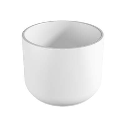 İsvea Allegro Tezgah Üstü Monoblok Lavabo Beyaz, 42 cm