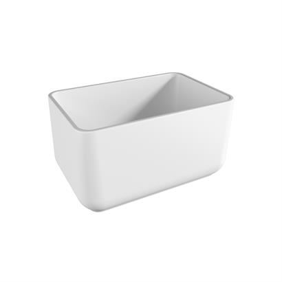 İsvea Allegro Tezgah Üstü Monoblok Lavabo Beyaz 60 cm