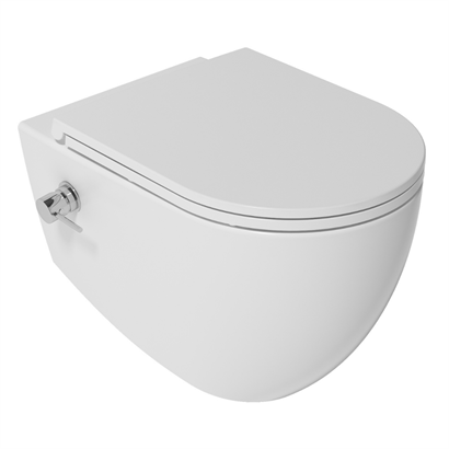 İsvea İnfinity CleanWash Clearimplus Asma Klozet Seti, Beyaz ( Sıcak ve Soğuk Su Bağlantıl ( Klozet Kapağı Dahildir )ı)