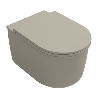 İsvea Fluido Ultimate Flush Fildişi Asma Klozet Seti ( Klozet Kapağı Dahildir )