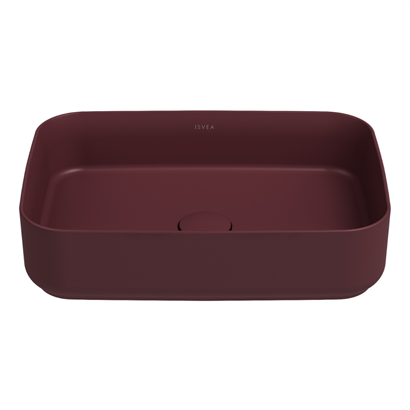 İsvea Infinity Çanak Lavabo Rustik Bordo, 50 cm