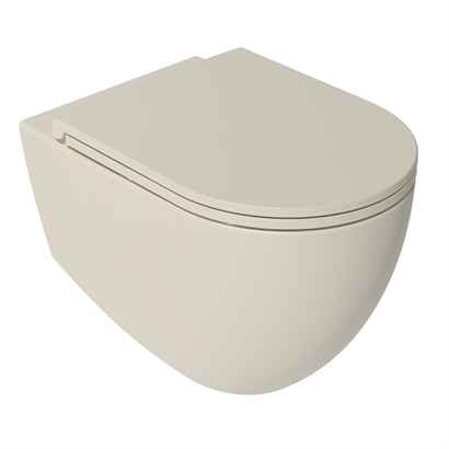 İsvea Infinity Clearim Plus Asma Klozet Seti, Fildişi ( Klozet Kapağı Dahildir )