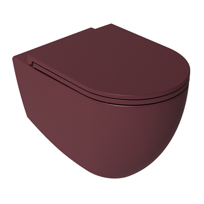 İsvea Infinity Clearim Plus Asma Klozet Seti, Rustik Bord ( Klozet Kapağı Dahildir )o