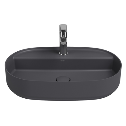 İsvea Infinity Tezgah Üstü Lavabo Antrasit, 60 cm