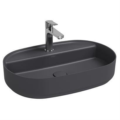 İsvea Infinity Tezgah Üstü Lavabo Antrasit, 60 cm