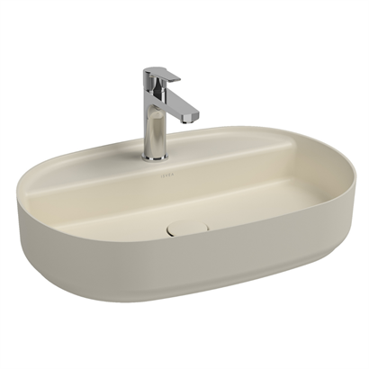 İsvea Infinity Tezgah Üstü Lavabo Fildişi, 60 cm