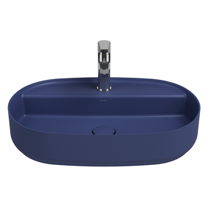 İsvea Infinity Tezgah Üstü Lavabo Mavi, 60 cm
