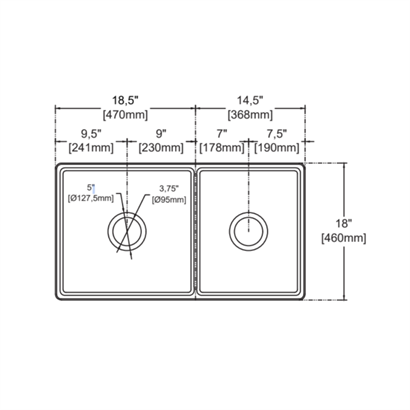 İsvea Lugano Çift Gözlü Seramik Eviye Seti - Beyaz, 84 cm