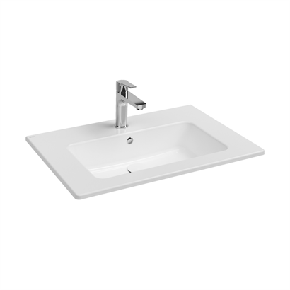 İsvea Sistema Etajerli Flat Lavabo Beyaz, 71 cm
