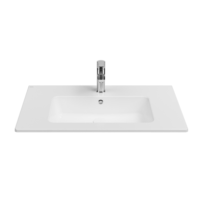 İsvea Sistema Etajerli Flat Lavabo Beyaz, 81 cm