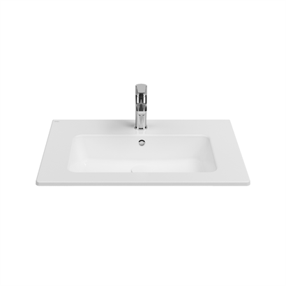 İsvea Sistema Etajerli Flat Lavabo Beyaz, 71 cm