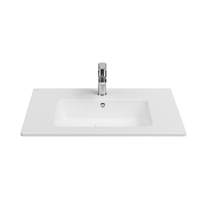 İsvea Sistema Etajerli Flat Lavabo Beyaz, 76 cm