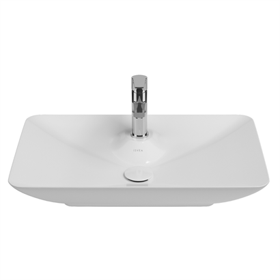 İsvea Sistema Tezgah Üstü Lavabo Beyaz, 65 cm