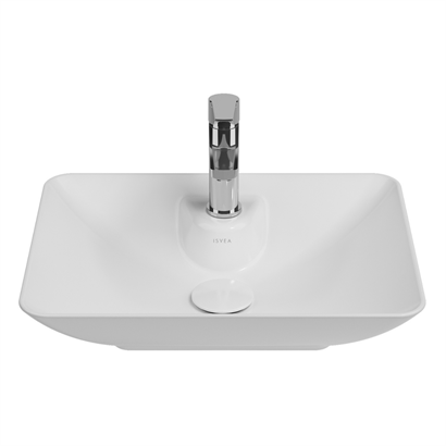 İsvea Sistema Tezgah Üstü Lavabo Beyaz, 52 cm