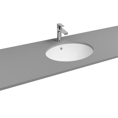 İsvea SOLUZIONE Tezgah Altı Lavabo Beyaz, 52 cm