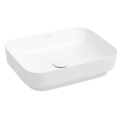İsvea SOTT’AQUA Inset Çanak Lavabo Beyaz, 50 cm