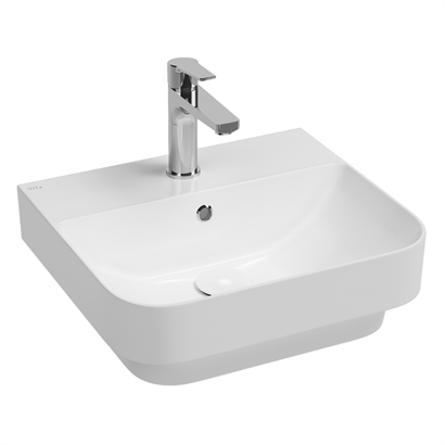 İsvea SOTT’AQUA Inset Tezgah Üstü Lavabo Beyaz, 48 cm