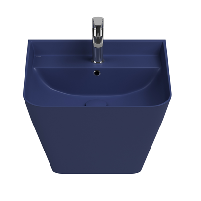 İsvea SOTTAQUA Asma Monoblok Lavabo Mavi, 50 cm