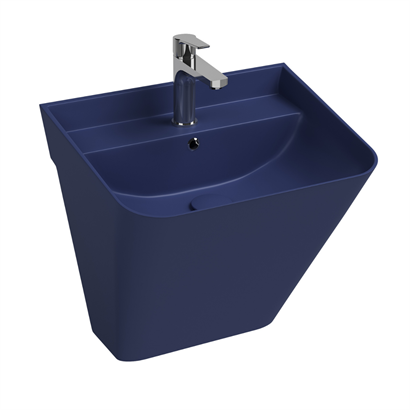 İsvea SOTTAQUA Asma Monoblok Lavabo Mavi, 50 cm