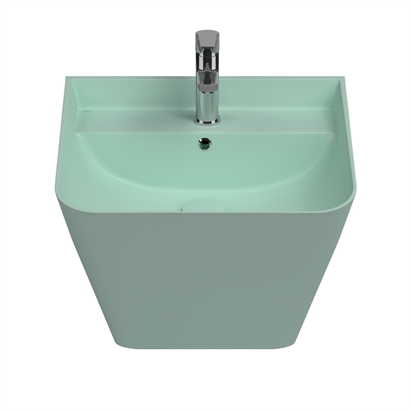 İsvea SOTTAQUA Asma Monoblok Lavabo Mint, 50 cm
