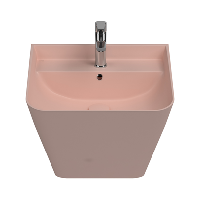 İsvea SOTTAQUA Asma Monoblok Lavabo Somon, 50 cm
