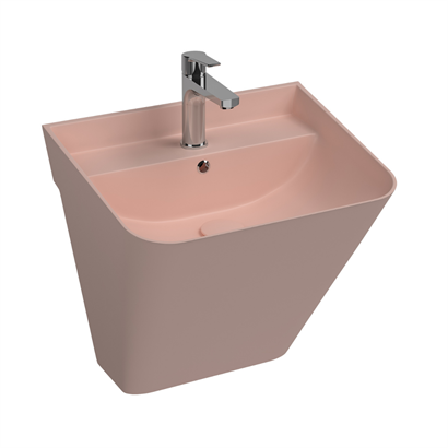 İsvea SOTTAQUA Asma Monoblok Lavabo Somon, 50 cm