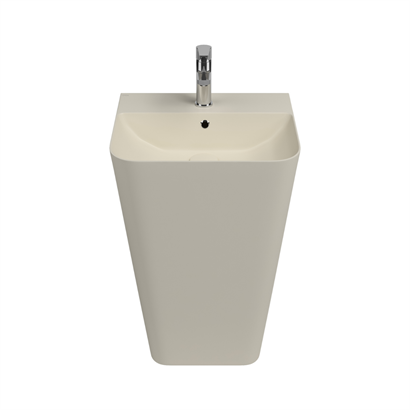 İsvea SOTTAQUA Yerden Monoblok Lavabo Fildişi, 50 cm