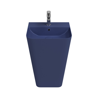 İsvea SOTTAQUA Yerden Monoblok Lavabo Mavi, 50 cm