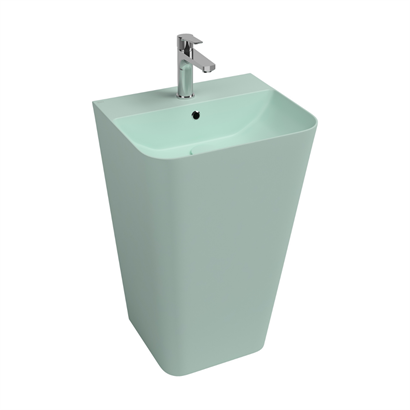 İsvea SOTTAQUA Yerden Monoblok Lavabo Mint, 50 cm