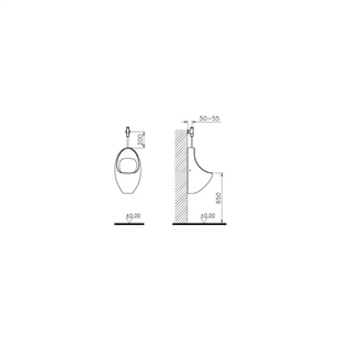 Vitra 2/4 L Krom Sıva ÜStü Set