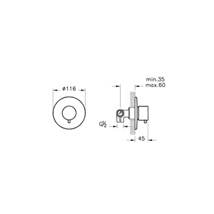 Vitra Ankastre 3 Yollu Yönlendirici A41657