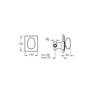 Vitra Ankastre 3 Yollu Yönlendirici Krom