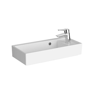Vitra Archiplan Sağdan Armatürlü Dar Lavabo 60 Cm, Beyaz