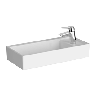 Vitra Archiplan Sağdan Armatürlü Dar Lavabo 60 Cm, Beyaz