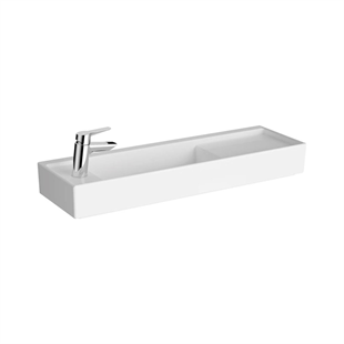 Vitra Archiplan Soltan Armatürlü Dar Lavabo 90 Cm, Beyaz