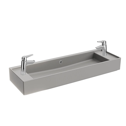 Vitra Archiplan Dar Lavabo Mat Taş Gri, 120 Cm