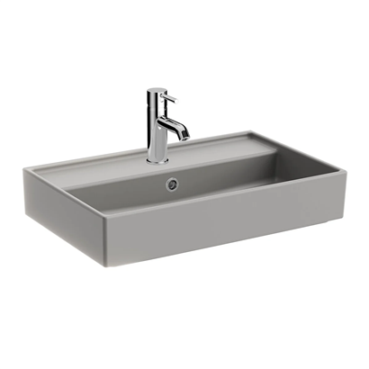 Vitra Archiplan Dar Lavabo Mat Taş Gri, 60 Cm