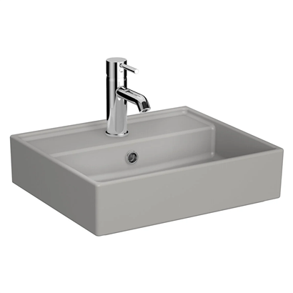 Vitra Archiplan Dar Lavabo Mat Taş Gri, 45 Cm