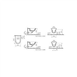 Vitra S20 Round Asma Bide, 52 Cm