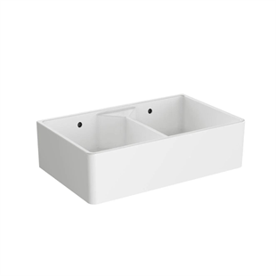 Vitra Arkitekt Çift Gözlü Belfast Eviye, 80 Cm