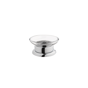 Vitra Base Round 300 Katı Sabunluk Krom
