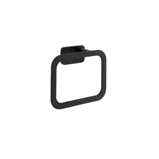 Vitra Base Square 600 Halka Havluluk, Siyah