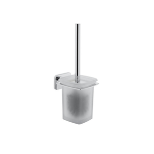 Vitra Base Square 600 Tuvalet Fırçalığı, Duvardan Krom