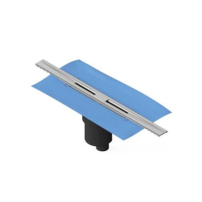 Vitra Clear-Cut Duş Kanalı 40 cm Alttan Mat Krom