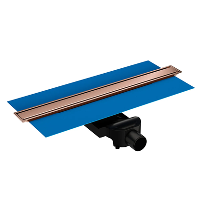 Vitra Eco-Flow 40 cm Duş Kanalı DK100 Yandan H:60 Parlak Altın