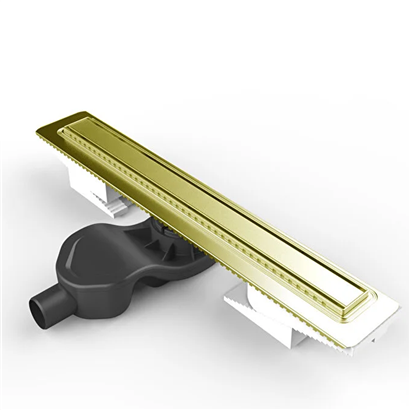 Vitra Elegant Duş Kanalı 100 cm DK100 Yandan S H:60 Parlak Altın