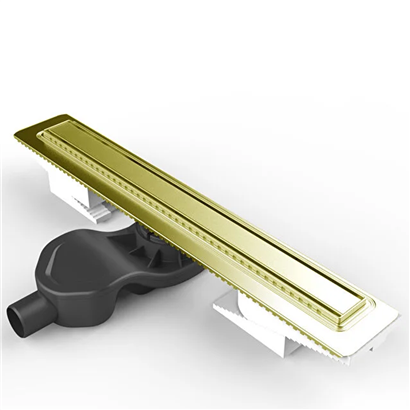 Vitra Elegant Duş Kanalı 30 cm DK100 Yandan S H:60 Parlak Altın