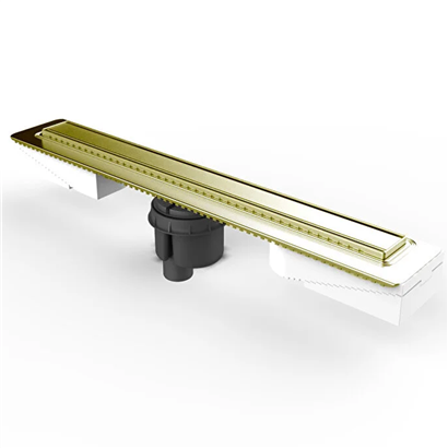 Vitra Elegant Duş Kanalı 80 cm DK100 Alttan Parlak Altın